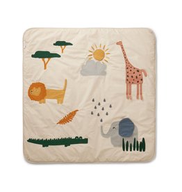 Liewood Glenn Activity Blanket - Safari sandy mix