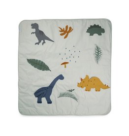 Liewood Glenn Activity Blanket - Dino dove blue mix