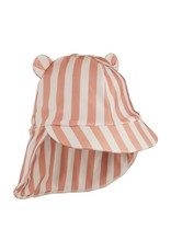 Liewood Senia sun hat - Stripe: Coral blush/creme de la creme