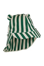 Liewood Senia sun hat - Stripe: Garden green/sandy