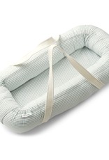 Liewood Gro Babylift / Baby nest - Y/D stripe: Sea blue/white