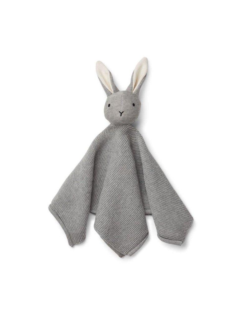 Liewood Milo Knit Cuddle Cloth - Rabbit grey melange