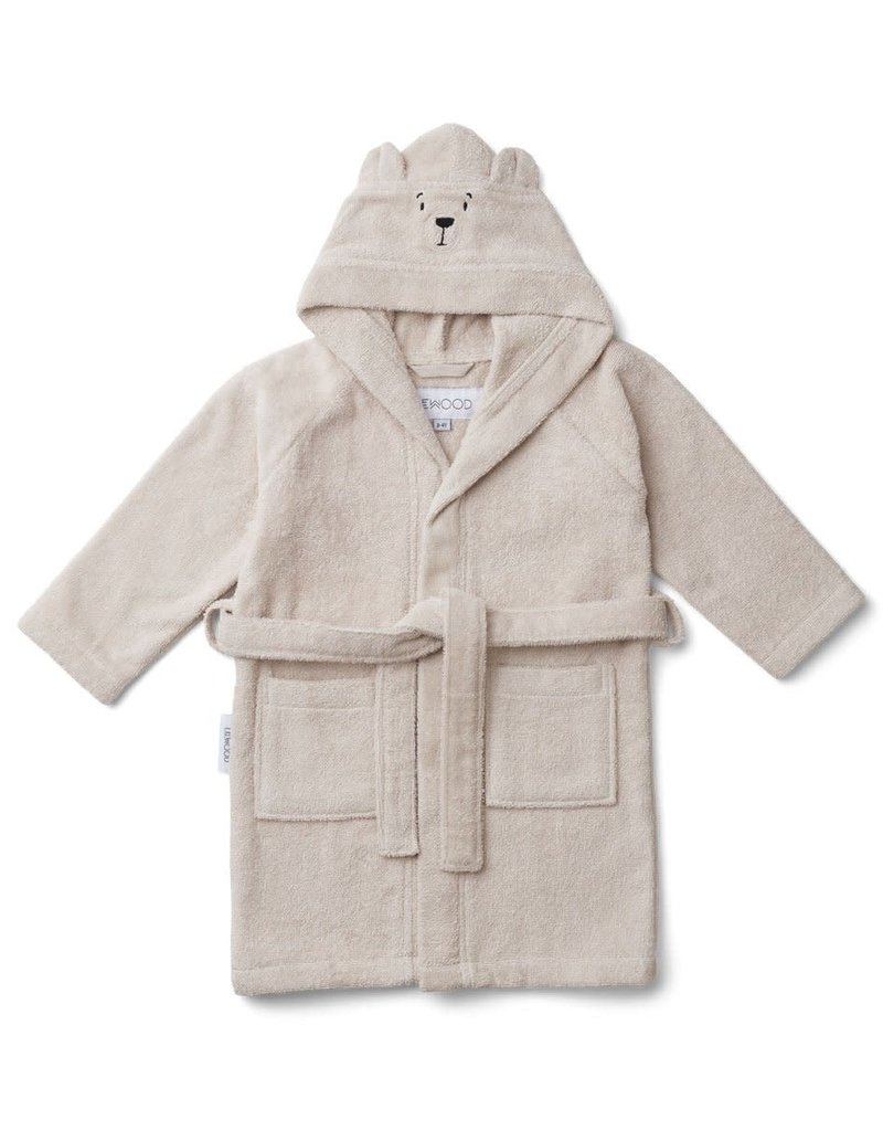 Liewood Lily Bathrobe - Polar bear sandy