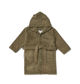 Liewood Lily Bathrobe - Mr bear khaki