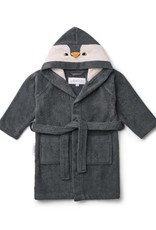 Liewood Lily Bathrobe - Penguin stone grey