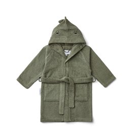 Liewood Lily Bathrobe - Dino faune green