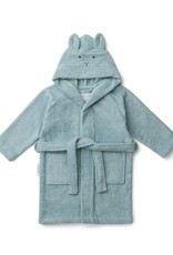 Liewood Lily Bathrobe - Rabbit sea blue