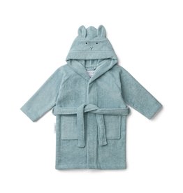 Liewood Lily Bathrobe - Rabbit sea blue