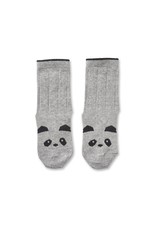 Liewood Silas Cotton Socks 2 Pack - Panda grey melange