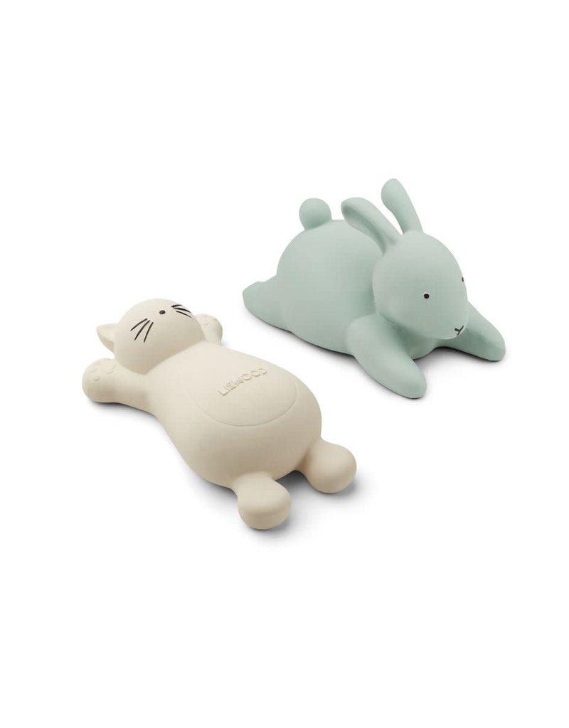 Liewood Vikky Bath Toys 2 Pack - Cat creme de la creme