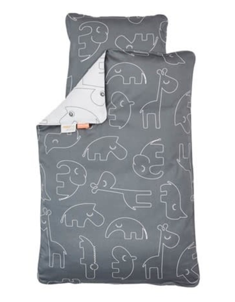 Done by Deer Bedlinen Sleepy Grey Junior 100x135