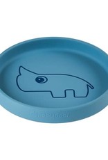 Done by Deer Assiette en silicone - Nozo Blue