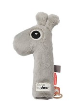 Done by Deer Squeaker rattle Raffi Grey