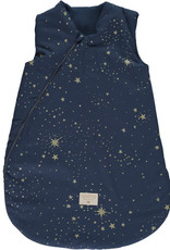 Nobodinoz Cocoon midseason sleeping bag • gold stella night blue • 6-18m