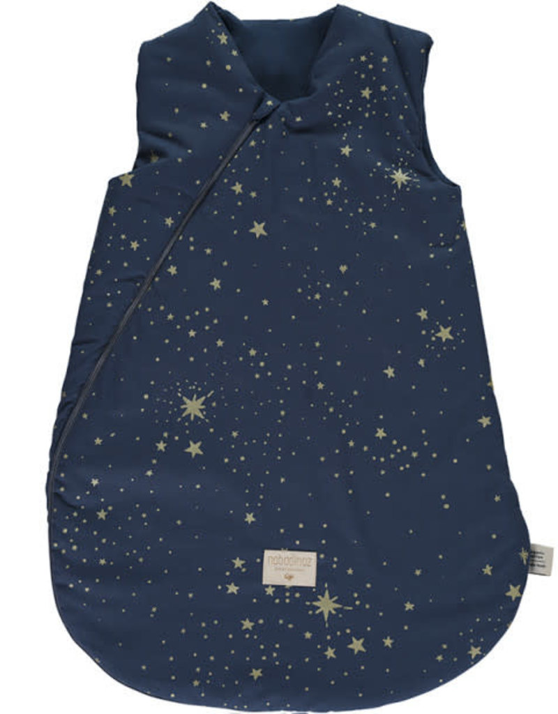 Nobodinoz Cocoon midseason sleeping bag • gold stella night blue • 6-18m