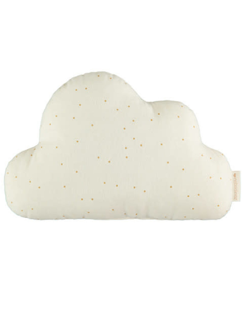 Nobodinoz Cloud cushion • honey sweet dots natural