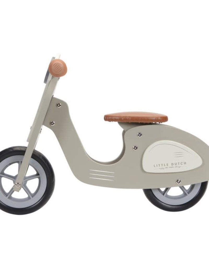 Little Dutch Loopscooter Olijf