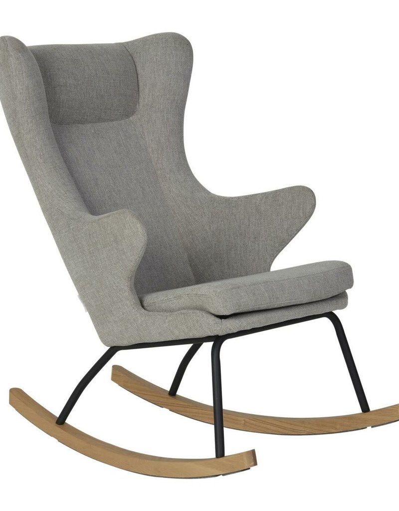 Quax Rocking Adult Chair De Luxe - Sand Grey