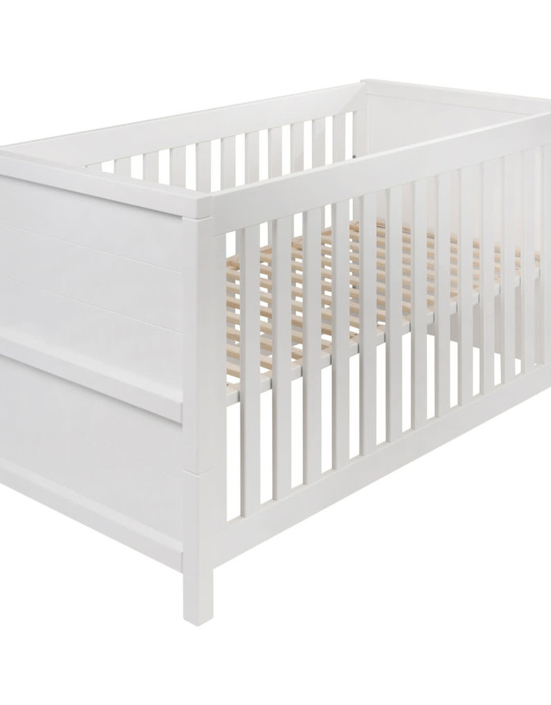 Quax Stripes Bed 140x70 Cm + Junior - White