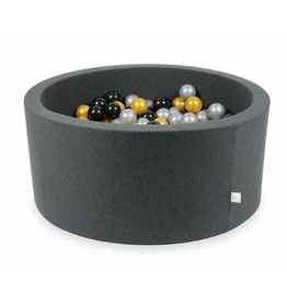 Moje Ballenbad Velvet - Graphite - Grijs/Zwart/Goud