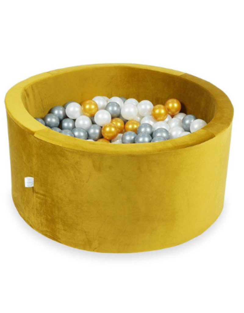 Moje Ballenbad Velvet - Gold - Wit/Grijs/Goud