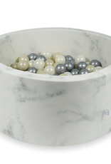 Moje Ballenbad Velvet - Marble - Wit/Grijs/Beige