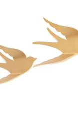 KidsDepot Bibi wand vogels - Goud