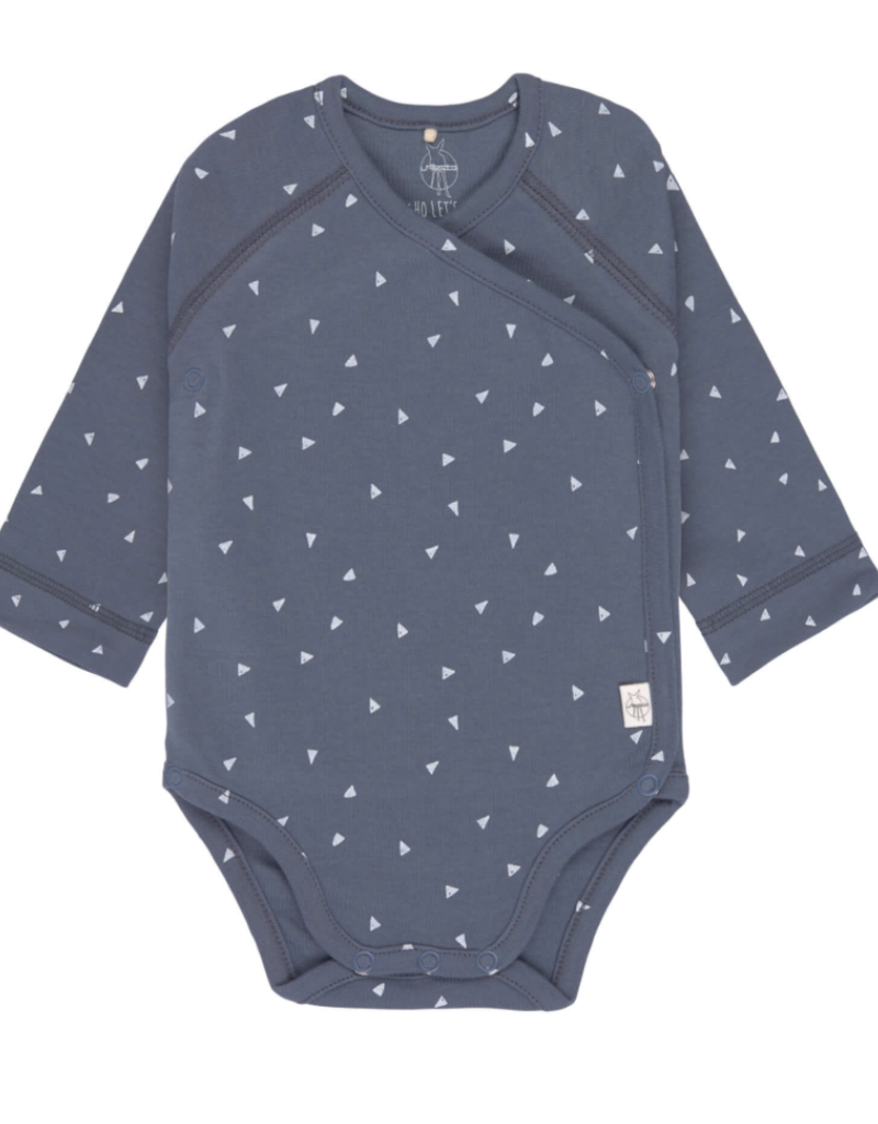 Lässig Long Sleeve Body GOTS Triangle Blue 50/56