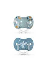 Suavinex Forest - Soother - Sili. - Reversible - 0/6M - Blue DUO