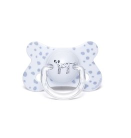 Suavinex Fushion - Soother - Sili. - Reversible - 4/18M - Dalmatians Blue