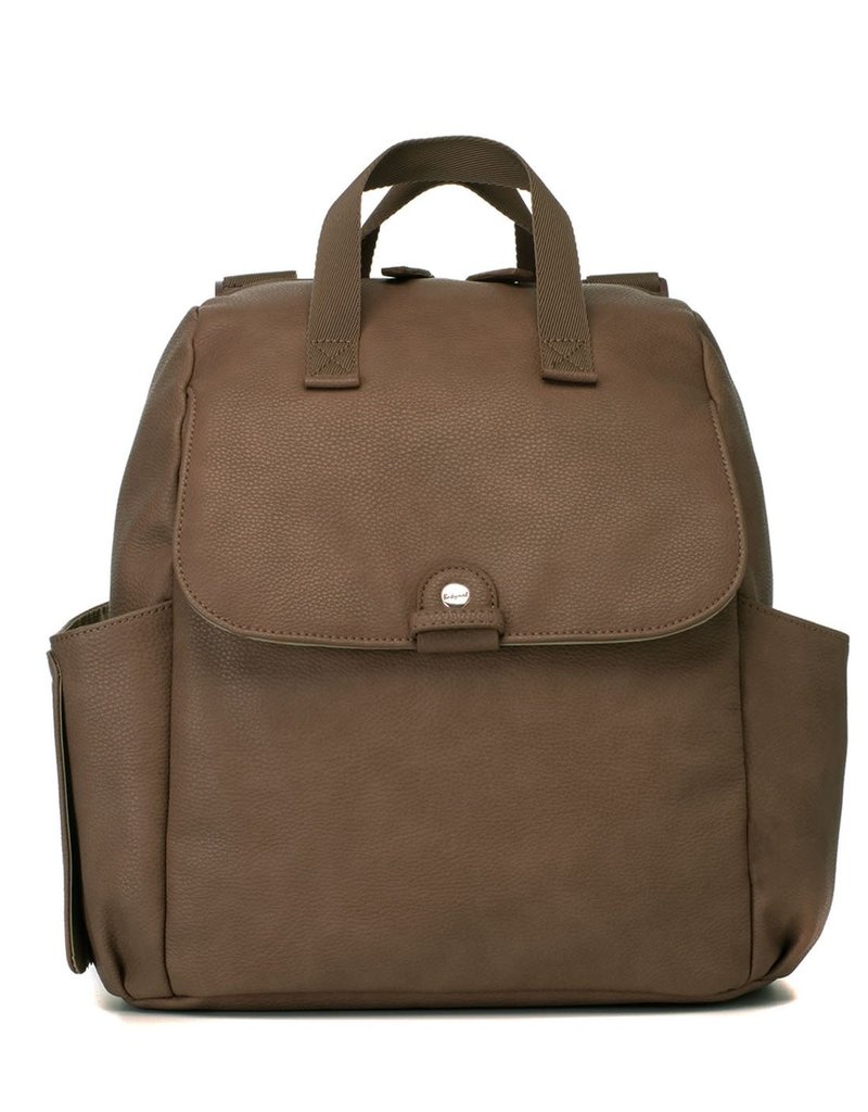 Babymel Robyn Convertible Backpack Vegan Leather Tan