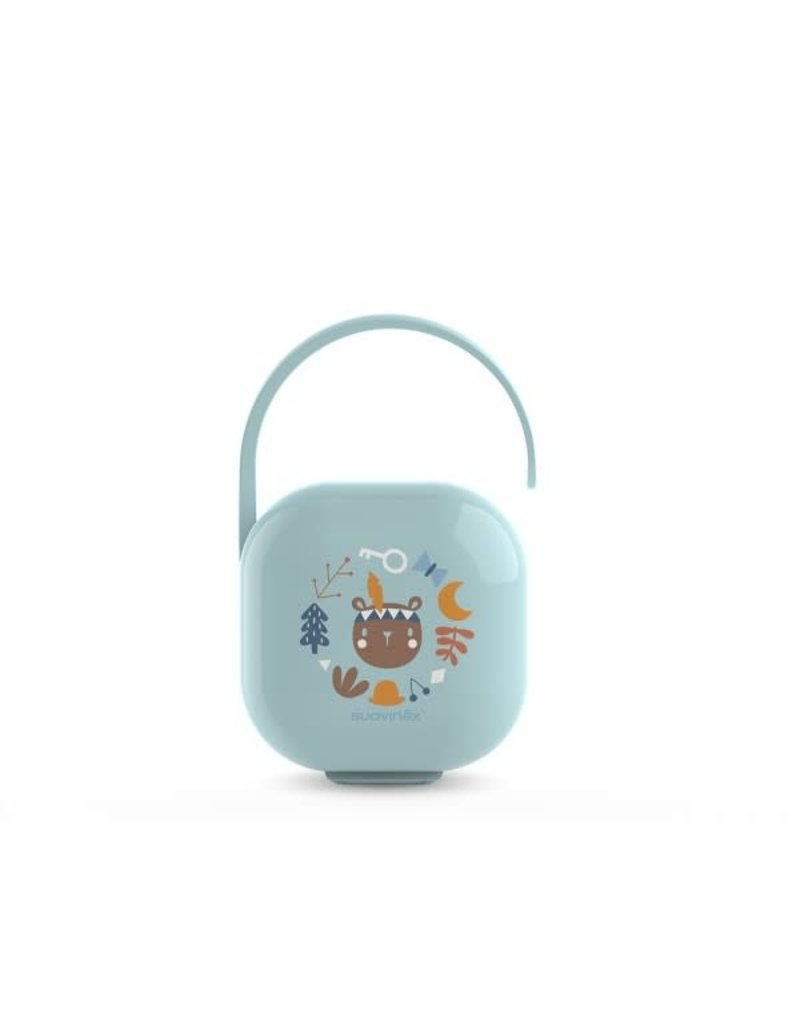 Suavinex Forest - Duo Soother Holder - Blue
