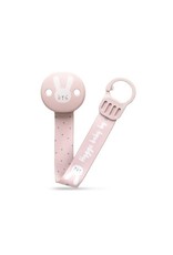 Suavinex Hygge - Soother Clip With Ribbon - Pink