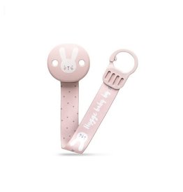 Suavinex Hygge - Soother Clip With Ribbon - Pink