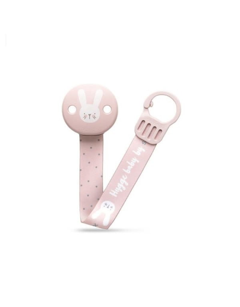 Suavinex Hygge - Soother Clip With Ribbon - Pink