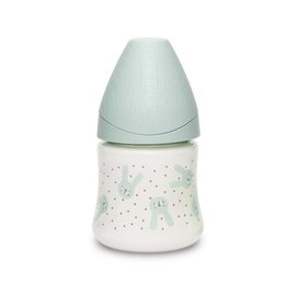 Suavinex Hygge - Bottle - PA - Sili. - 150ml - Green Rabbits