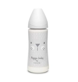 Suavinex Hygge - Bottle - PA - Sili. - 360ml - Gray Whiskers