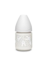 Suavinex Biberon Premium verre avec tétine ronde en silicone 120ml - Gris