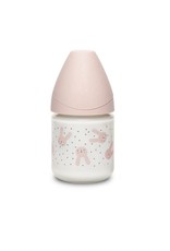 Suavinex Hygge - Bottle - Glass - Silc. - 120ml - Pink Rabbits