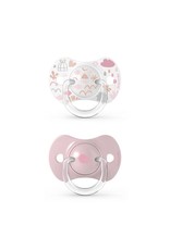 Suavinex Memories - Soother - Sili. - Reversible - 0/6M - Pink DUO