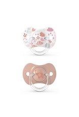 Suavinex Memories - Soother - Sili. - Reversible - 6/18M - Pink DUO