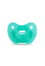 Suavinex Basic - Full Silicone Soother - Flat - 0/6M - Green