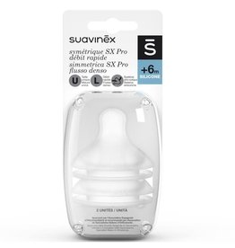 Suavinex Tétine Symétrique SX Pro silicone - Large flow