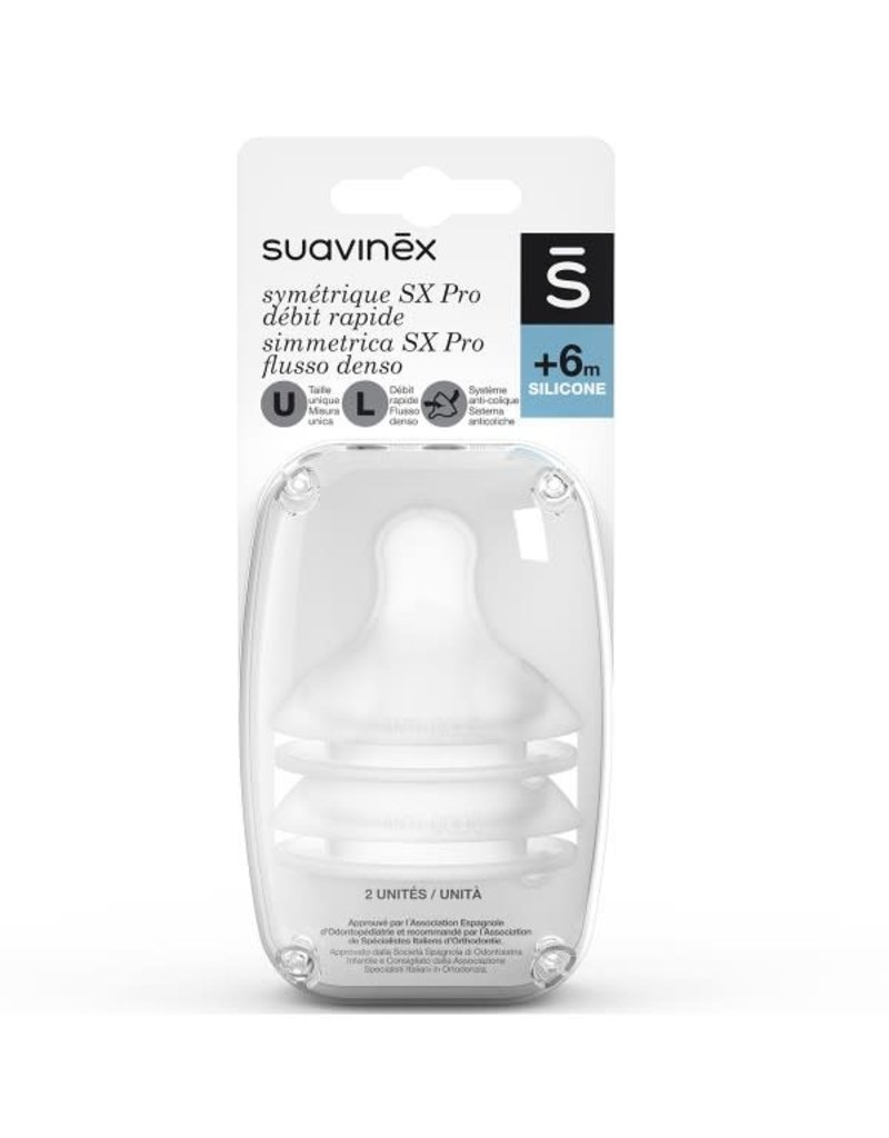 Suavinex Teat - Sili. - Round - Large Flow DUO