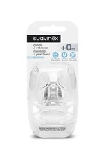 Suavinex Teat - Sili. - Round - 3pos (2pcs)