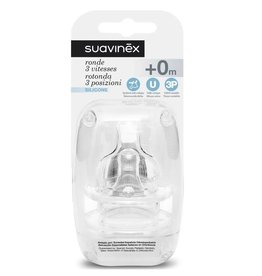 Suavinex Tetine ronde en silicone -  (2pcs)