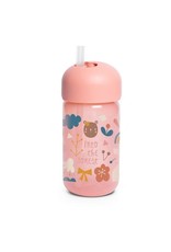 Suavinex Forest - Straw Bottle - +18M - 340ml -  Pink