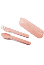 Suavinex Forest - Cutlery Set With Case - Pink