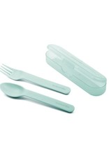 Suavinex Forest - Cutlery Set With Case - Green