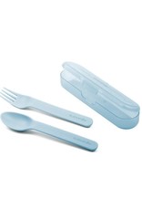 Suavinex Forest - Cutlery Set With Case - Blue